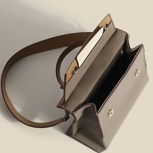 Bolso Mensajero de Cuero Grande para Mujer - Capacidad Amplia - Image 2