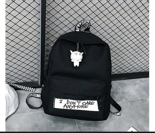 Mochila de Lona Estilo Coreano para Estudiantes y Aventuras - Image 2