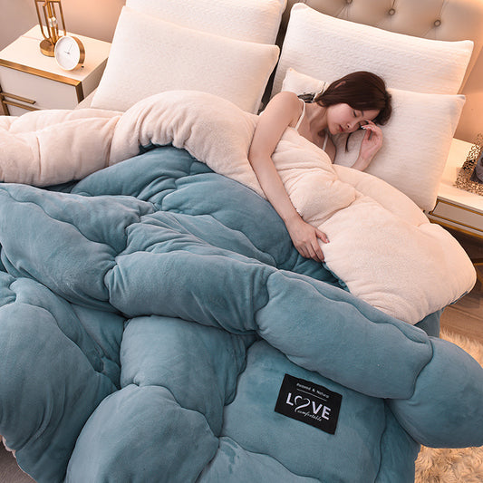 Edredón Térmico Reversible de Terciopelo Suave - Abrigo Invierno Premium - Image 2