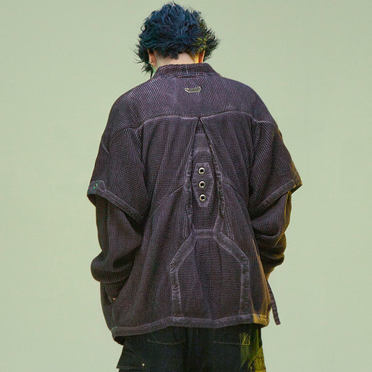 Cardigan Hanfu Teñido a Mano para Hombre y Mujer - Image 2