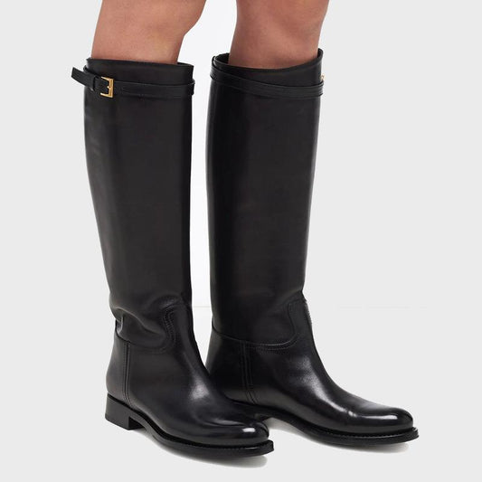 Botas Fashion de Caña Alta con Base Plana para Mujer - Image 2