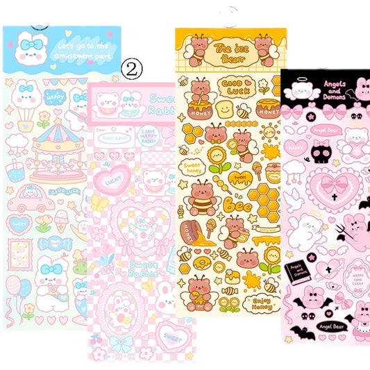 Agenda Notebook PVC Impermeable con Stickers Decorativos - Image 2
