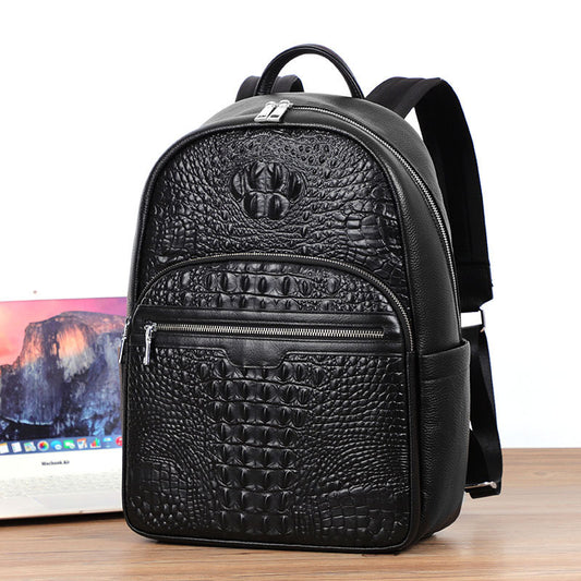 Mochila de Cuero para Viajes - Diseño Moderno para Hombre - Image 2