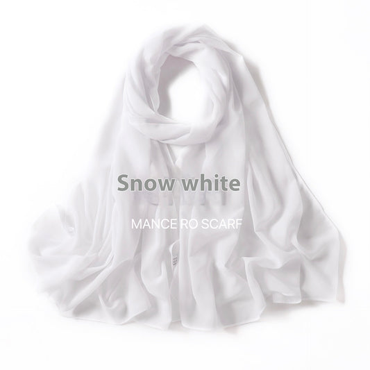 Pañuelo Chiffon Perla Multiuso - Velo Elegante para Cabello y Cuello - Image 2