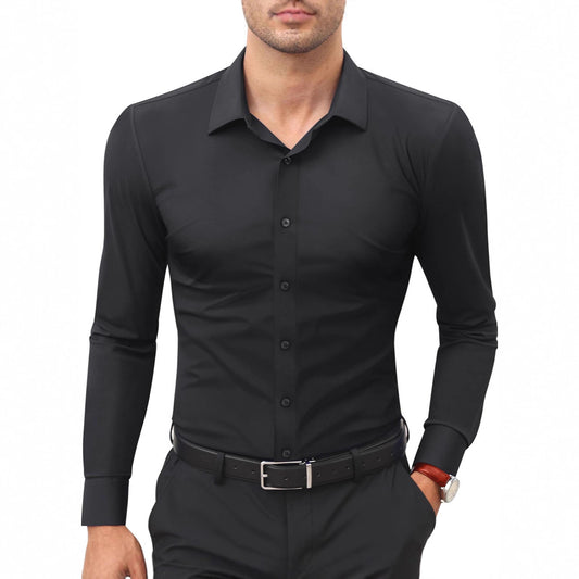Camisa de Trabajo Slim Fit Clásica de Calidad Europea - Image 2