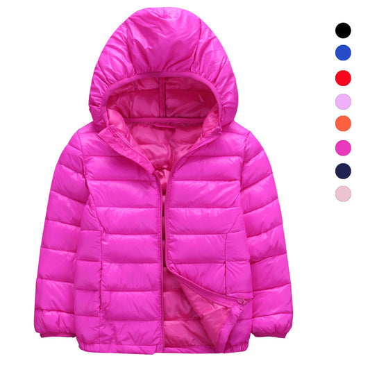 Abrigo Acolchado Infantil Ligero con Capucha - Chaqueta de Invierno en Algodón - Image 2