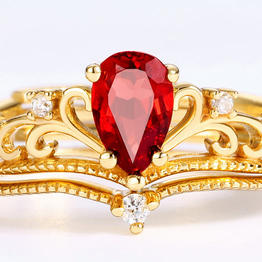 Anillo Corona Diseño Original Minimalista - Image 2