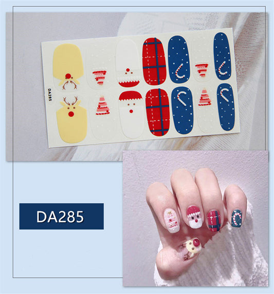 Láminas de Esmalte de Uñas Navideñas - Diseños Viral Red Net - Image 2