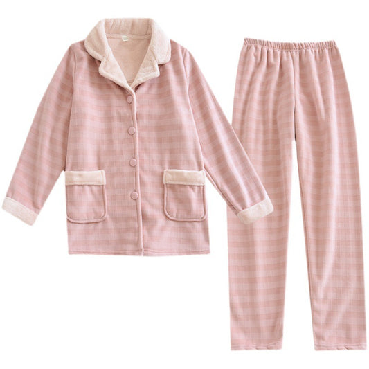 Pijama de Franela Gruesa Unisex - Abrigo Cálido para Casa - Image 2
