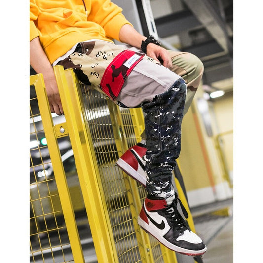 Pantalones de Trabajo Camuflaje Talla Grande con Cintura Elástica para Hombre - Image 2