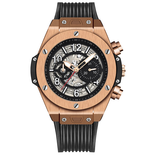 Reloj Mecánico Automático con Diseño Hueco de Silicona - Image 2