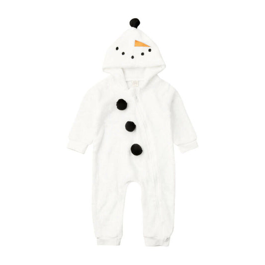 Pijama Enterizo Muñeco de Nieve con Capucha - Image 2
