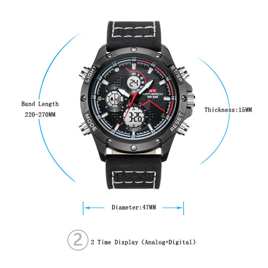 Reloj Deportivo Multifunción para Hombre con Tecnología Digital - Image 2