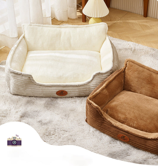 Cama Convertible para Perros y Gatos - Nido Térmico 4 Estaciones con Cojín Desmontable - Image 2
