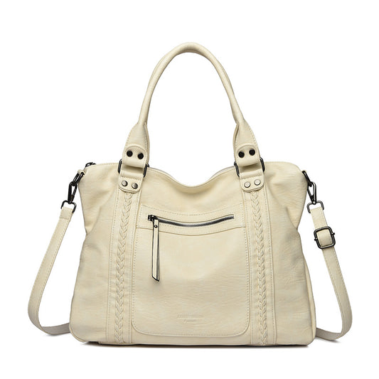 Bolso Bandolera de Cuero Genuino Vintage para Mujer - Image 2