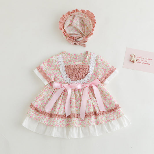 Vestido Princesa con Moño Estilo Coreano para Niñas - Image 2
