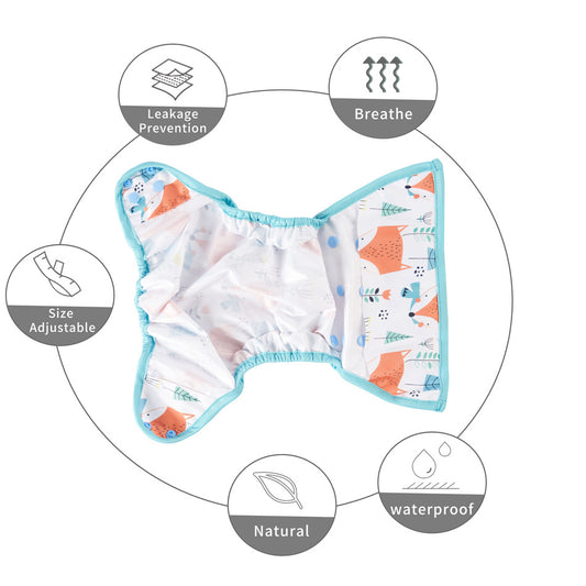 Cobertor de Bolsillo Estampado Impermeable y Transpirable para Bebé - Image 2