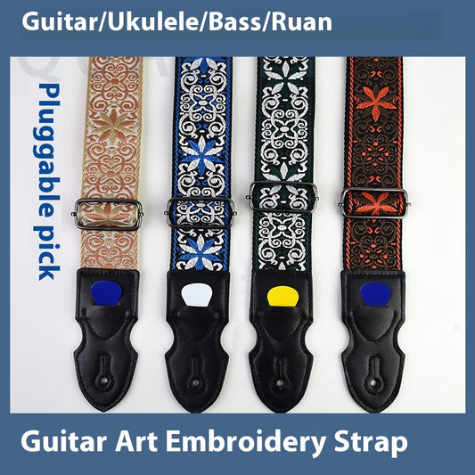 Correa de Guitarra de Cuero Artesanal - Diseño Personalizado para Guitarra Acústica y Eléctrica - Image 2