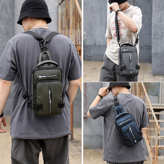 Mochila Cruzada Multifuncional para Hombre - Bolsa Pecho y Hombro - Image 2
