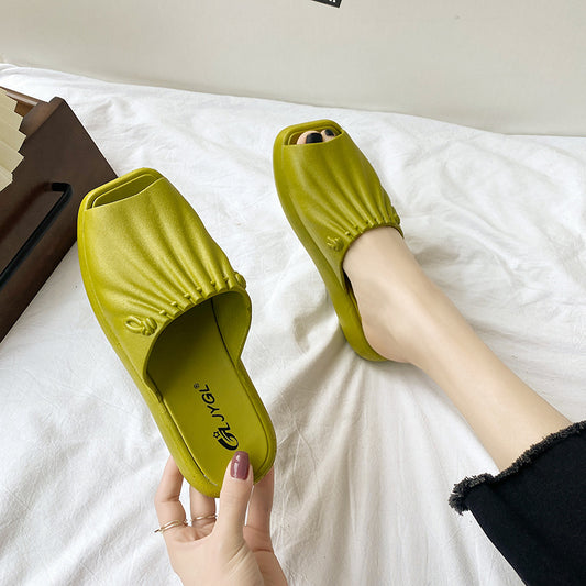 Sandalias Plataforma PVC Punta Abierta con Tacón Alto - Image 2