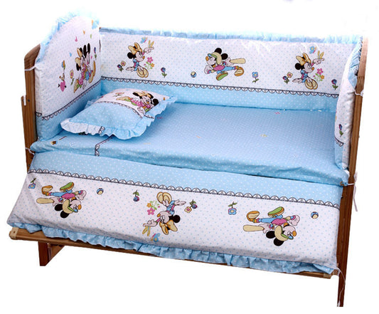 Juego de cama de algodón para bebé de cinco piezas - Image 2