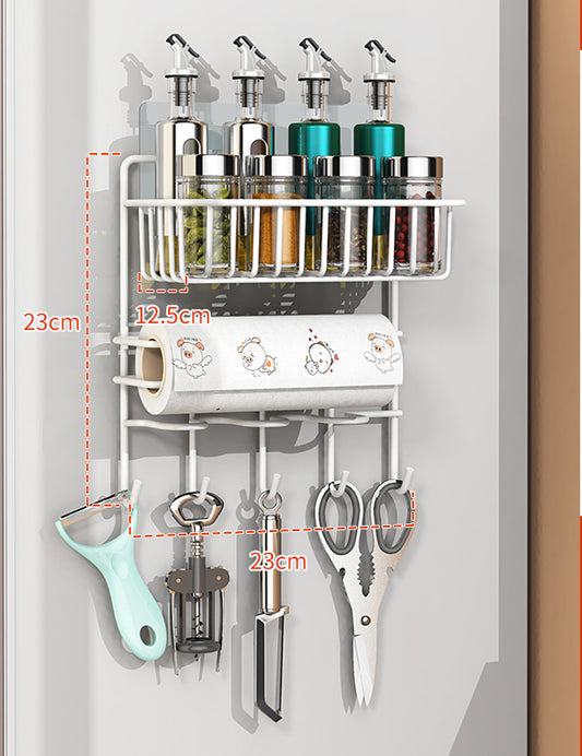 Organizador Lateral para Refrigerador - Almacenamiento Inteligente de Cocina - Image 2