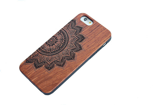 Funda para Celular con Grabado en Madera - Image 2