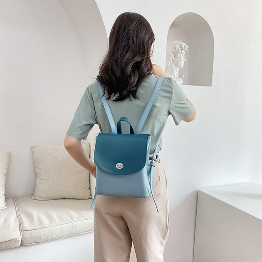 Mochila de Cuero Genuino para Mujer - Gran Capacidad y Estilo Casual - Image 2