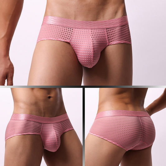 Calzoncillos Tipo Boxer de Malla Cintura Baja para Hombre - Image 2