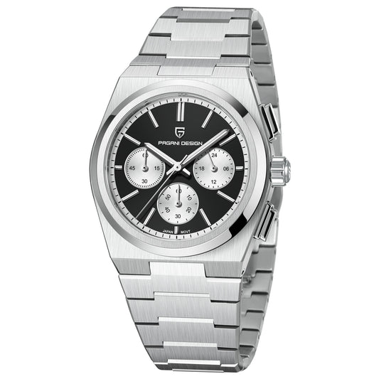 Reloj Cronógrafo Cuarzo Azul Resistente al Agua para Hombre - Image 2