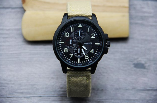 Reloj Vaquero Estilo Denim con Correa Negra - Diseño Casual para Hombre - Image 2