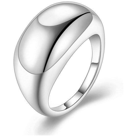 Anillo de Pan Retro Torcido en Acero Titanio - Diseño Creativo Europeo - Image 2