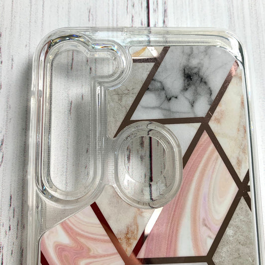 Funda de Teléfono Mármol Geométrico - Image 2