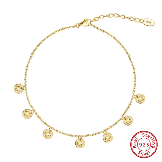 Pulsera Tobillera de Plata S925 Redonda para Mujer - Diseño Versátil - Image 2