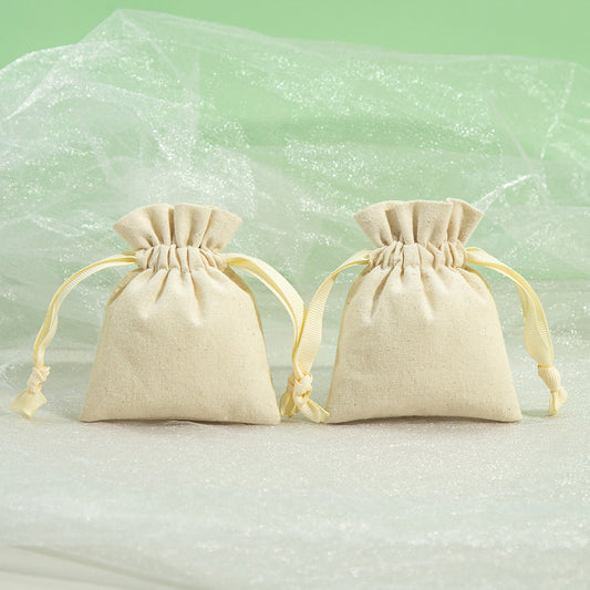 Bolsa de Tela para Joyas en Algodón y Lino - Image 2