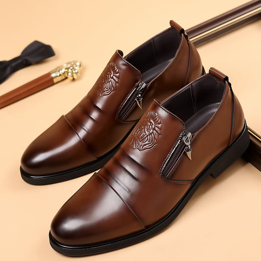 Zapatos Casuales de Cuero para Hombre con Articulaciones Flexibles - Image 2