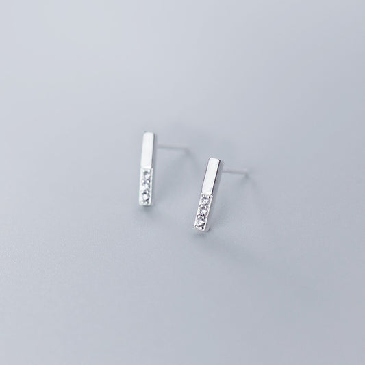 Aretes de Diamante S925 Plata Esterlina - Image 2