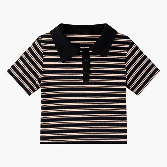 Playera Delgada Minimalista de Manga Corta - Talla Pequeña - Image 2