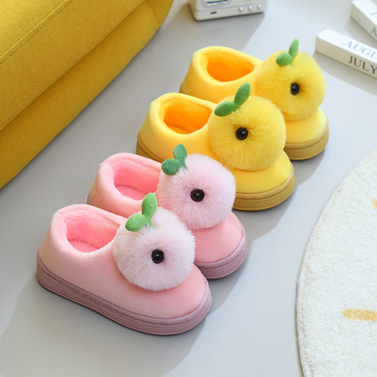 Pantuflas de Algodón para Bebé con Diseño de Princesa en 3D - Image 2