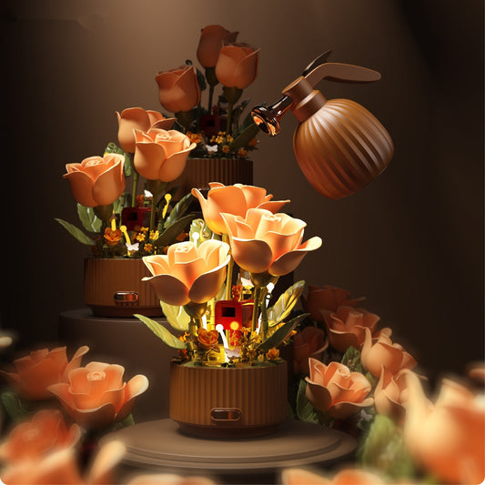 Bloques de Flores Preservadas con Movimiento - Regalo Perfecto para Enamorados - Image 2