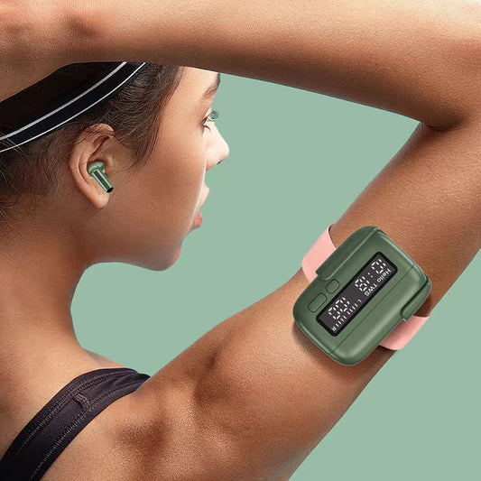 Audífonos Bluetooth Portátiles con Pantalla Digital y Reloj - Image 2