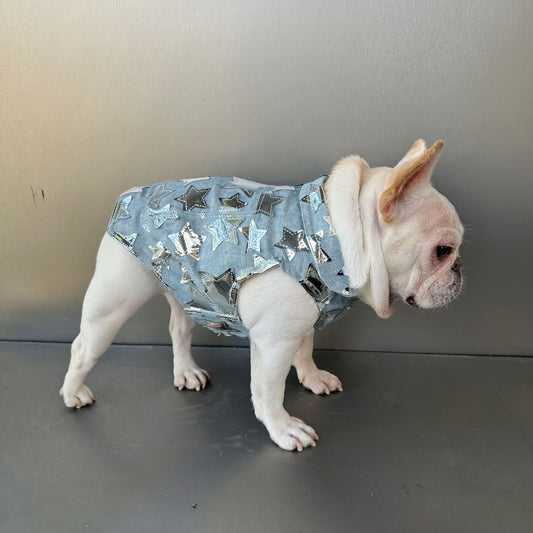 Chaleco Denim Fresco para Mascotas - Perros y Gatos Verano - Image 2