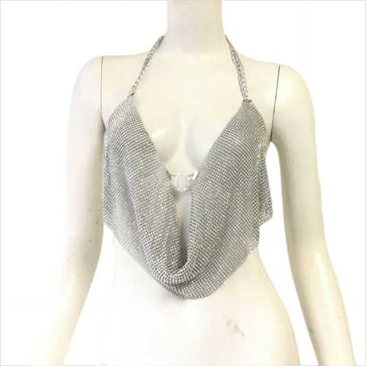 Cadena Sensual de Diamantes Completos para el Cuello - Estilo American Hot - Image 2