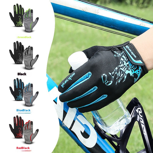 Guantes de Ciclismo de Montaña con Dedos Largos, Transpirables y Absorbentes de Impacto - Image 2