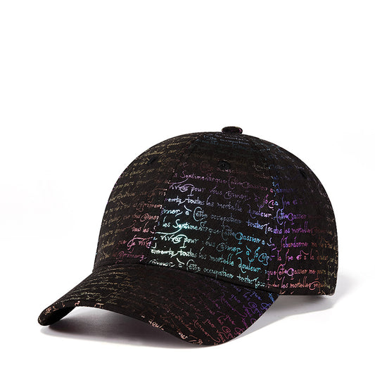 Gorra Coreana Cambio de Color con Visera Curva y Letras - Image 2