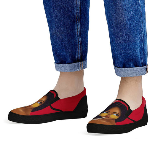 Zapatillas de Lona Personalizadas con Diseño Femenino - Image 2