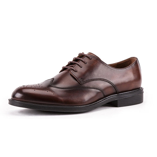 Zapatos de Cuero Casuales con Cordones para Hombre - Image 2