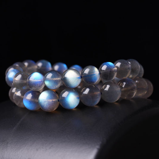 Pulsera de Piedra Lunar Azul - Cuentas Sueltas de Luz Moonstone - Image 2