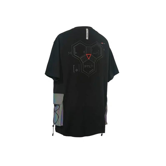 Playera Reflectiva con Bolsillos Dobles y Cordón Ajustable - Image 2