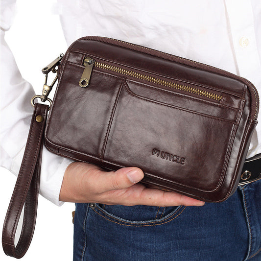Cartera Sobre de Cuero para Hombre - Bolsa Clutch de Gran Capacidad - Image 2